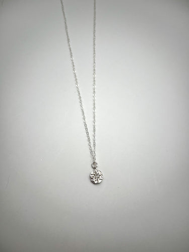 CZ Star Pendant Necklace - Sterling Silver