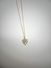Load image into Gallery viewer, CZ Leaf Necklace - Gold Filled