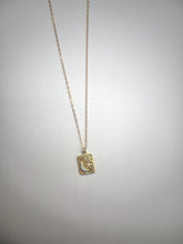 Load image into Gallery viewer, Celestial Moon and Star Bar Necklace - Gold Filled