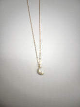Load image into Gallery viewer, Opal Celestial Moon Necklace - Gold Filled