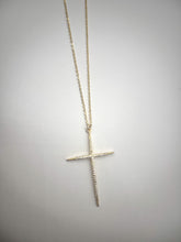 Load image into Gallery viewer, CZ Cross Necklace - Gold Filled