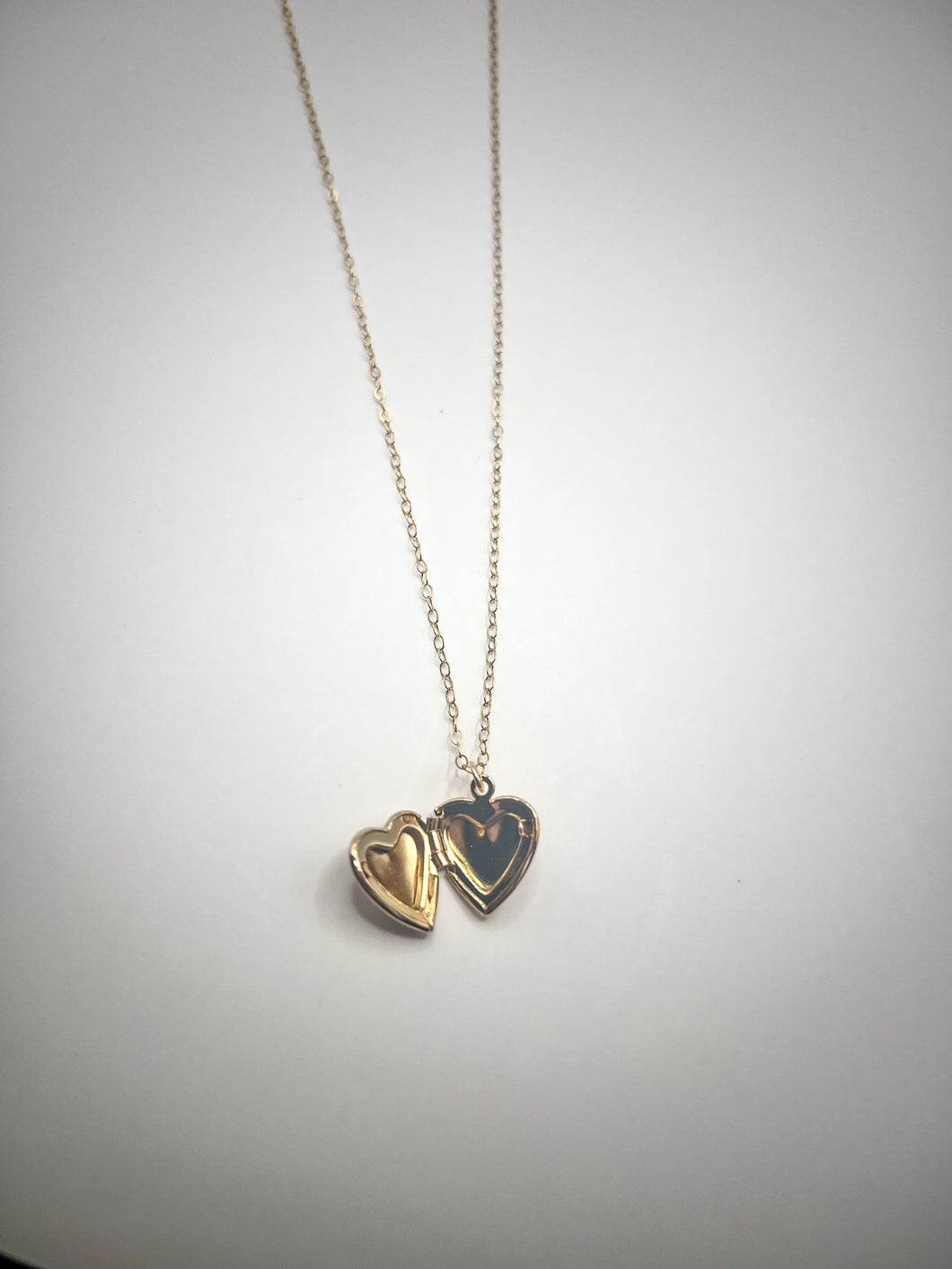 Heart Locket Necklace - Gold Filled