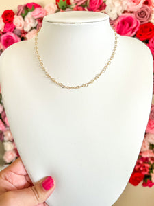 Heart Chain Necklace - 18K Gold Filled