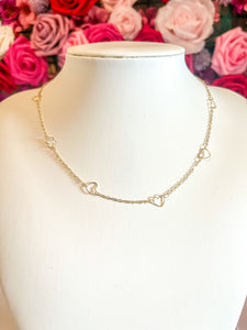 Heart Charm Necklace - 14K Gold Filled