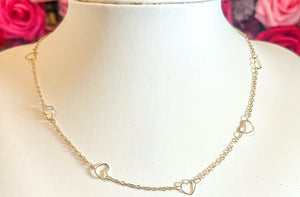 Heart Charm Necklace - 14K Gold Filled